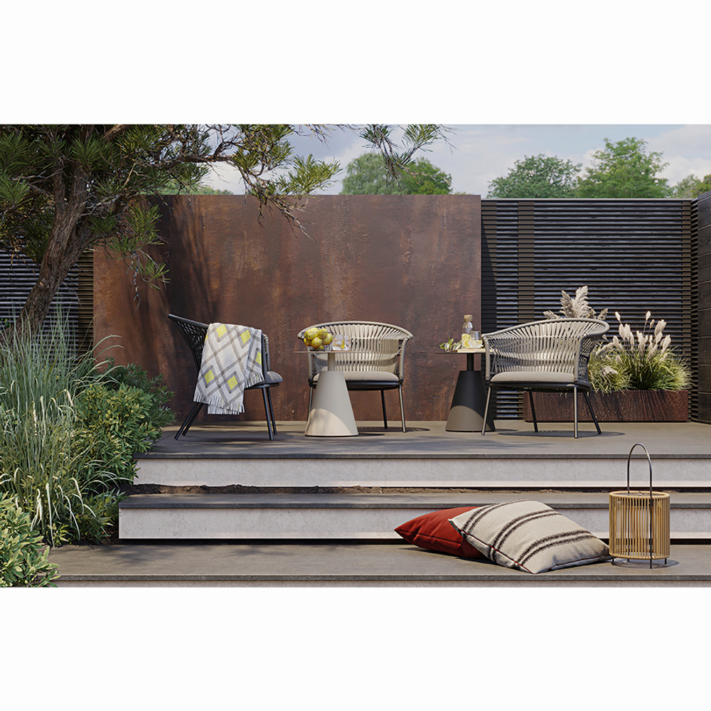 Столик кофейный marius, D50 см, черный