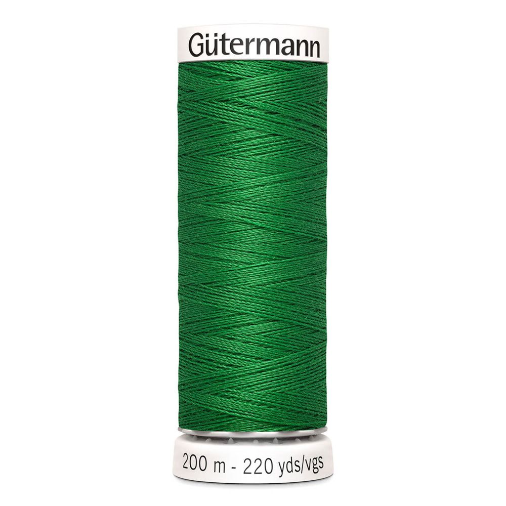 Нитки универсальные Gutermann Sew-all 100 (200 метров), 5 кат. | 396 ярко-зеленый