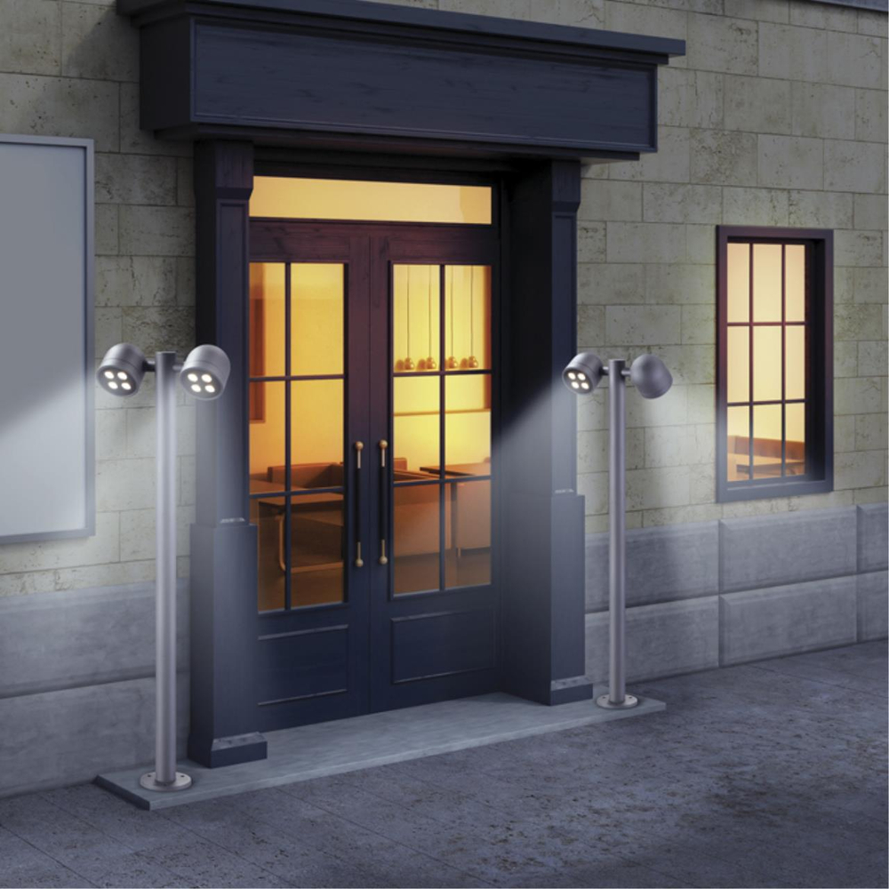 358116 STREET NT19 367 темно-серый  Ландшафтный светильник IP65 LED 3000К 20W 100-240V GALEATI