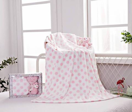 Плед детский с игрушкой Sofi De MarkO №4 розовый