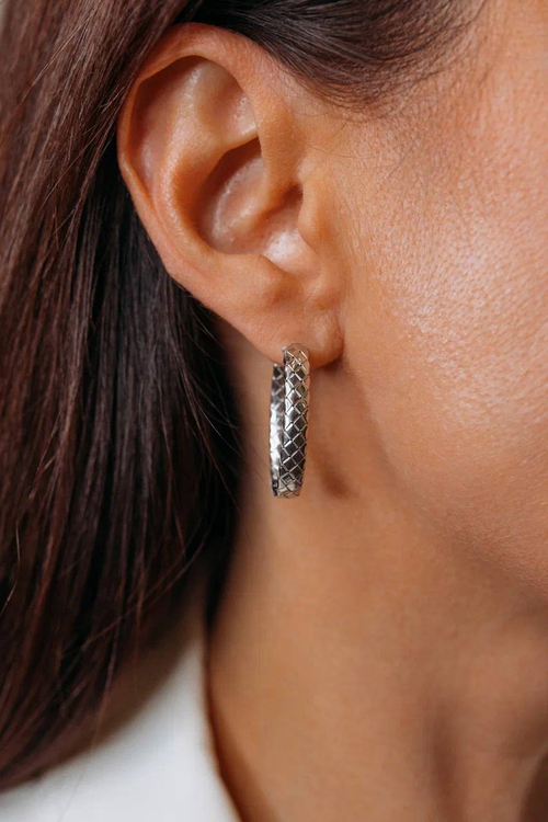 Серьги "Змеи" в серебре