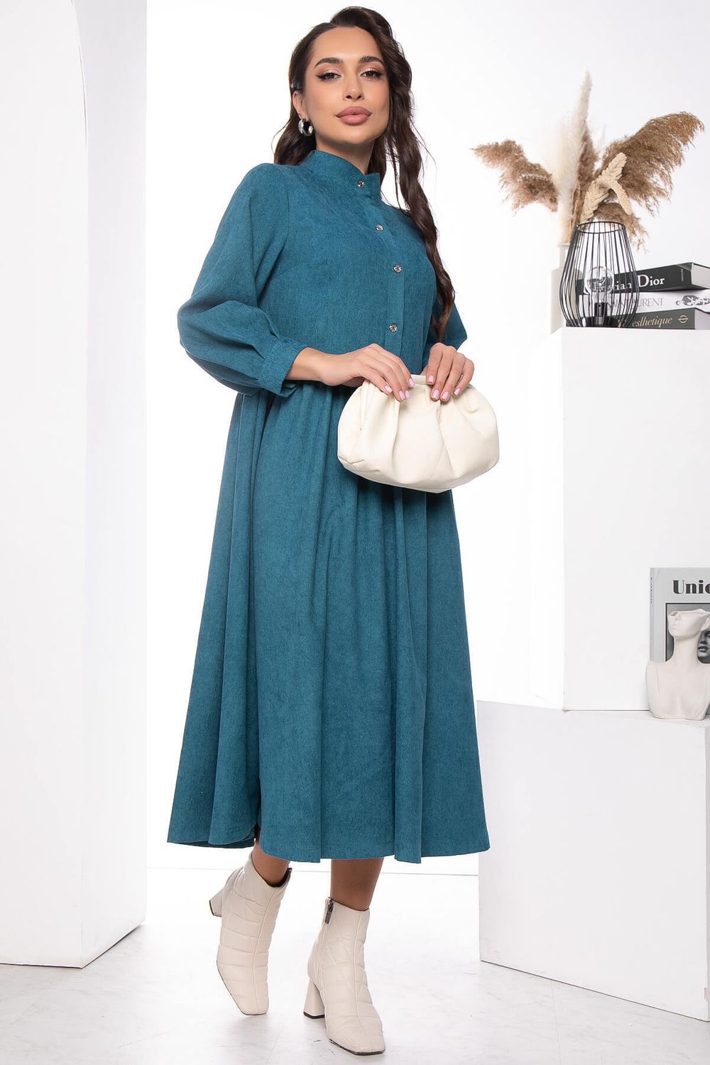 Платье "Виолетта" (морская волна) П7612 LT Collection (Акция)