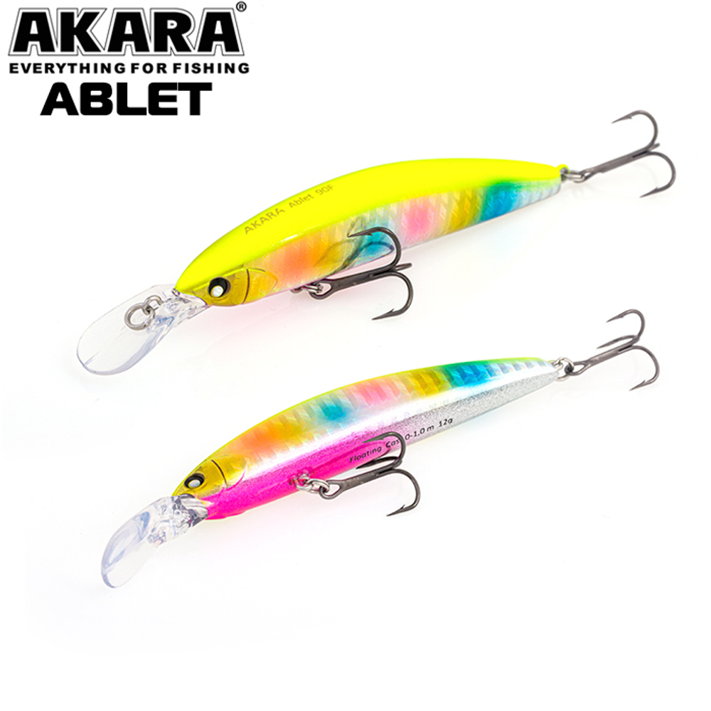 Воблер Akara Ablet 90F 12гр. (3/7 oz 3,5 in) A165