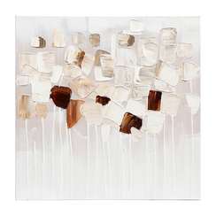 Панно декоративное fleur, 60х60 см, бежевое