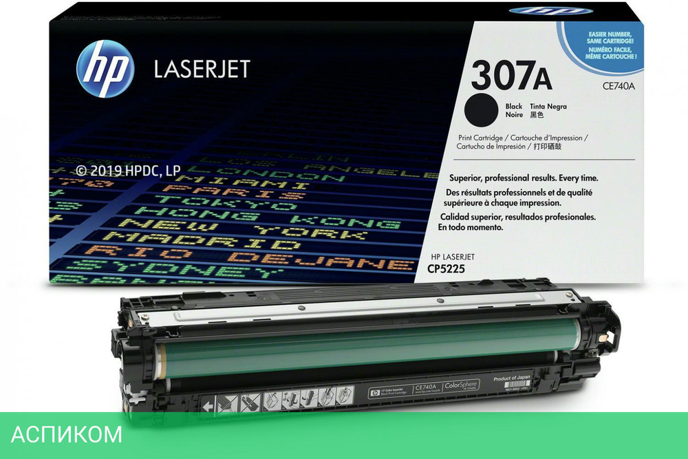 Картридж HP 307A черный (CE740A)