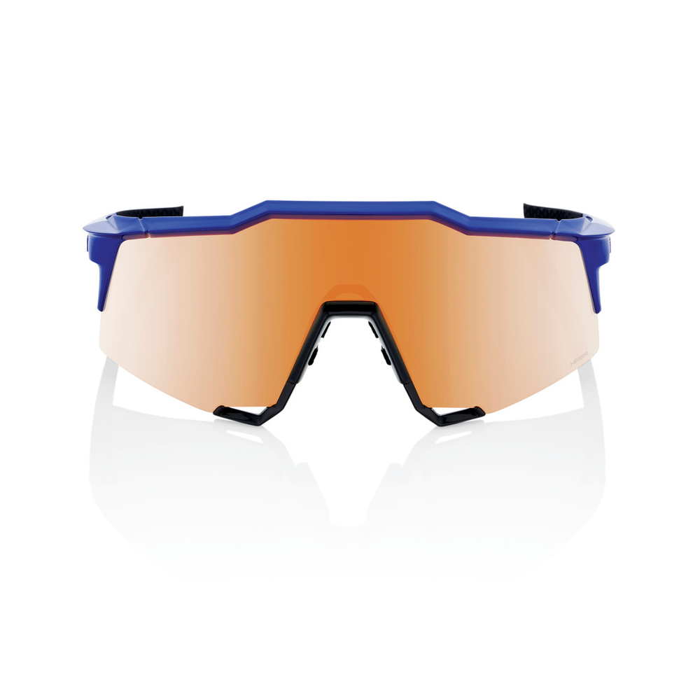 Спортивные очки с диоптриями 100% Speedcraft / Gloss Cobalt Blue / HiPER Copper Mirror Lens