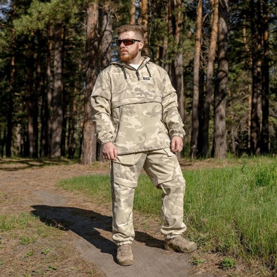 Костюм летний противоэнцефалитный СТОП-КЛЕЩ, цв.Бежевый Камуфляж р.40-42/176 Helios (0)