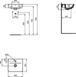 Умывальник 40 см Ideal Standard CONNECT AIR E0307V3