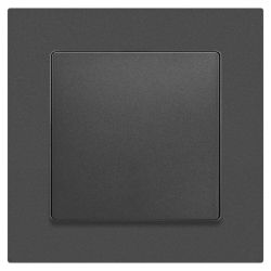 Переключатель Intro Accent 6-103-07 10А-250В IP20 СУ AL/CU графит | Intro