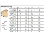Муфта латун переходная 1/2 Г. х 1" Г.   ViEiR (150/10)
