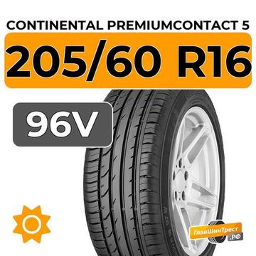 Continental PremiumContact 5 205/60 R16 96V XL