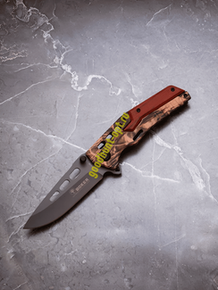 Выкидной нож тактический BOKER Красное дерево