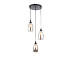 Подвесной светильник TR3550/3 BK/SM черный/дымчатый E14 max 40W 370*130*1000
