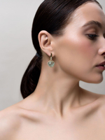 Серьги "Royal Love" Gold с авантюрином
