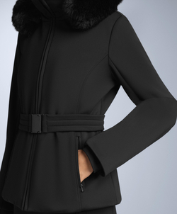 Oysho Супертонкая водонепроницаемая куртка Primaloft® SKI, черный