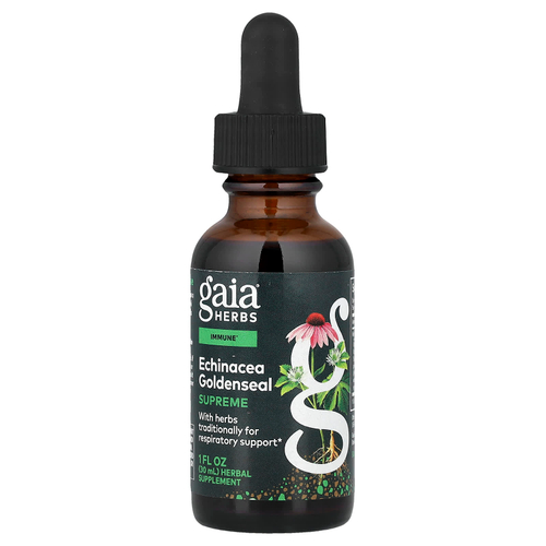 Gaia Herbs, эхинацея и желтокорень, 30 мл (1 жидк. унция)