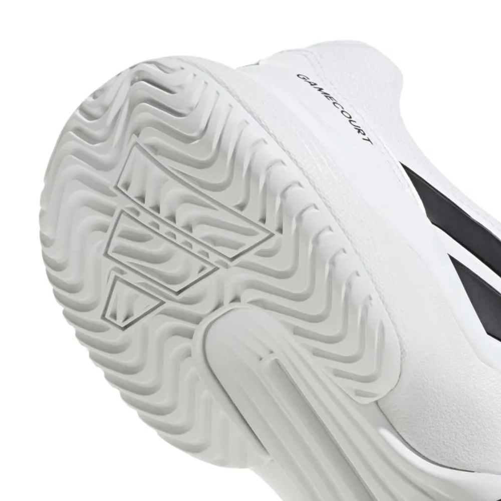 Мужские кроссовки теннисные Adidas GameCourt 3 M - cloud white/core black/core black