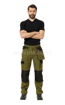 Брюки "Форест" (хаки/черный)