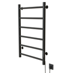 Полотенцесушитель MIXLINE VEGA  80х50 (таймер, 289 Вт, 6 перекладин) электрический ГРАФИТ