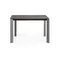 Стол Atta 120 (180) x80 антрацит керамика Vulcano Ash