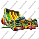 Коммерческий батут-горка "Царь зверей-2", 11*7*7,5 м