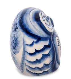 ГЛ- 375 Фигурка «Сова-Софья» (Гжельский фарфор)