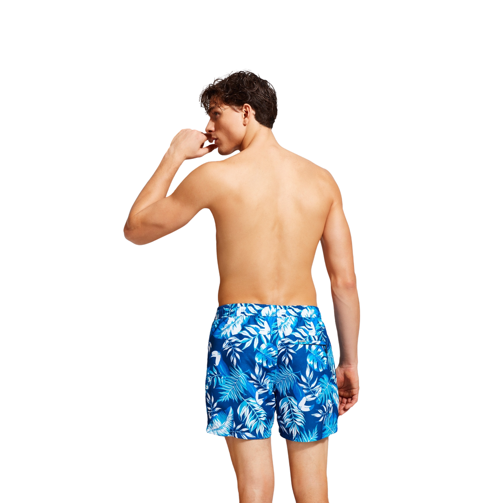 Мужские шорты для плавания голубые с принтом Bora Bora DOREANSE 3810