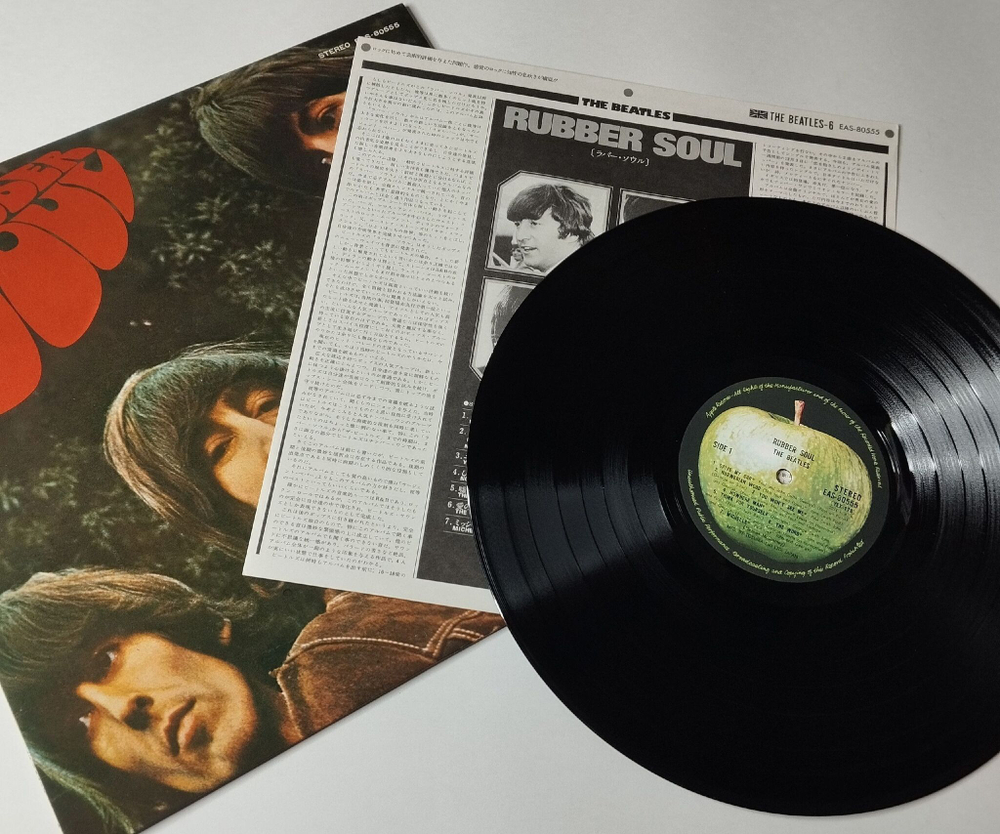 Винтажная виниловая пластинка LP The Beatles Rubber Soul (Japan 1976) (No Obi)