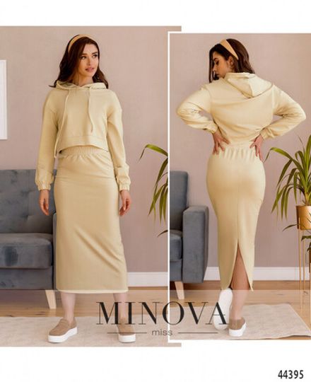 Костюм 2174-бежевый Minova Фото 1