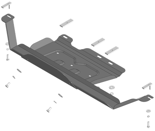 Защита стальная 2 мм РК JAC T8 MOTODOR.78314