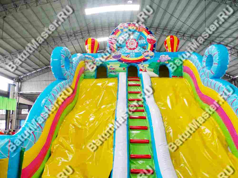 Коммерческий батут "Летняя прогулка", 17*7*7,5 м