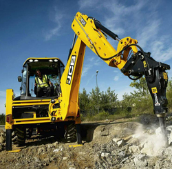 Гидромолот на Телескопический мини-погрузчик JCB