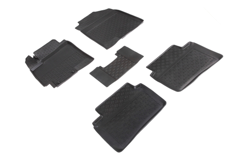 Резиновые коврики с высоким бортом для KIA Rio IV 2017-н.в., Seintex.88211