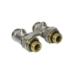 Узел нижнего подключения 1/2x3/4ЕК прямой двухтруб VRT