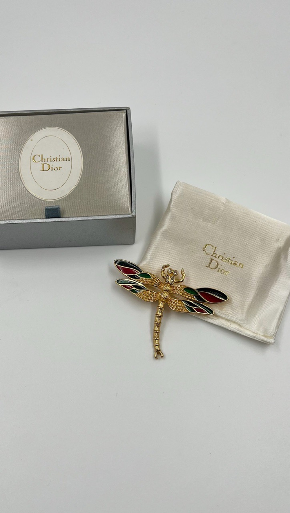 Брошь Стрекоза Christian Dior