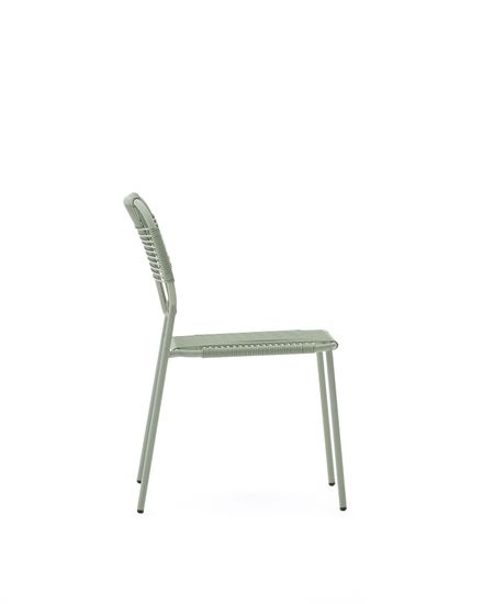 Уличный стул Talaier из шнура и оцинкованной бирюзовой стали