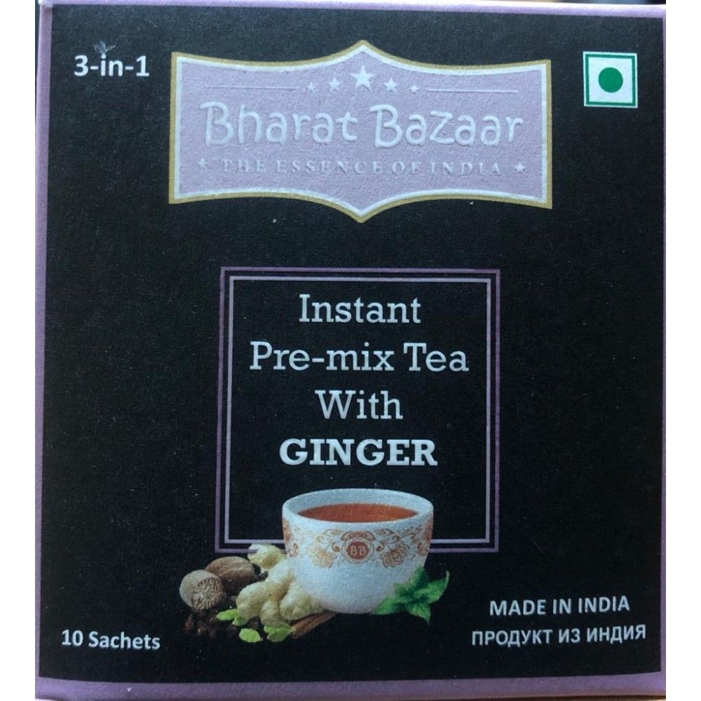 Чай растворимый с имбирем Bharat Bazaar Ginger 10 саше