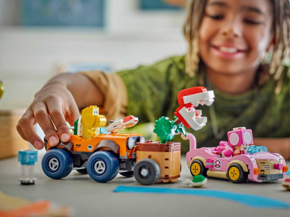 Конструктор LEGO Super Mario 72044 Mario Kart – Piranha Plant Power-Up Pursuit