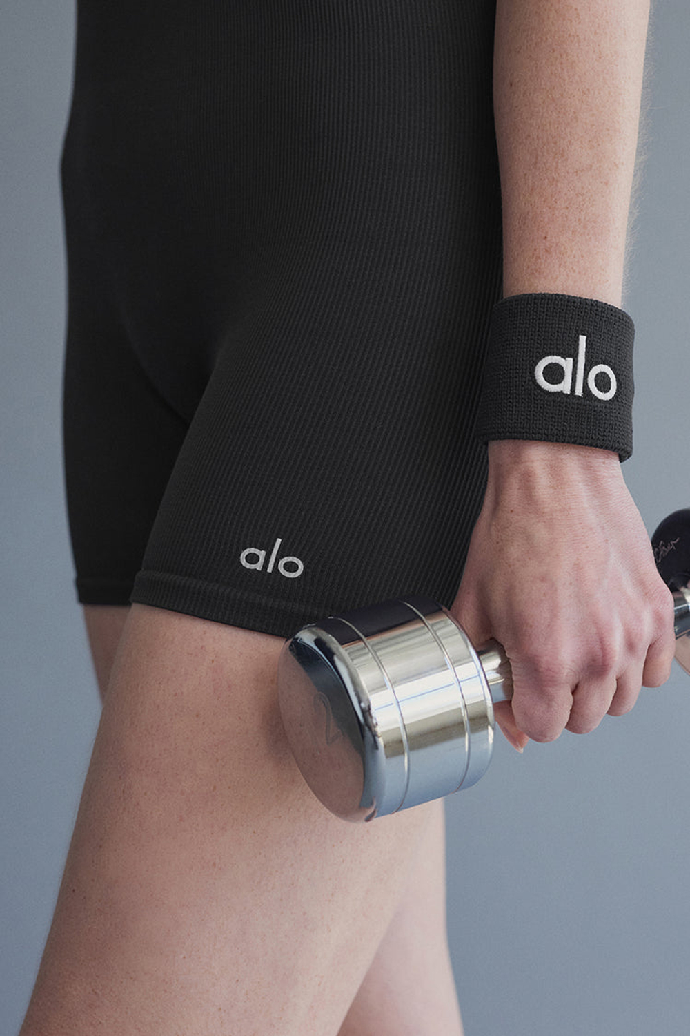 Alo yoga Спортивные напульсники, черный