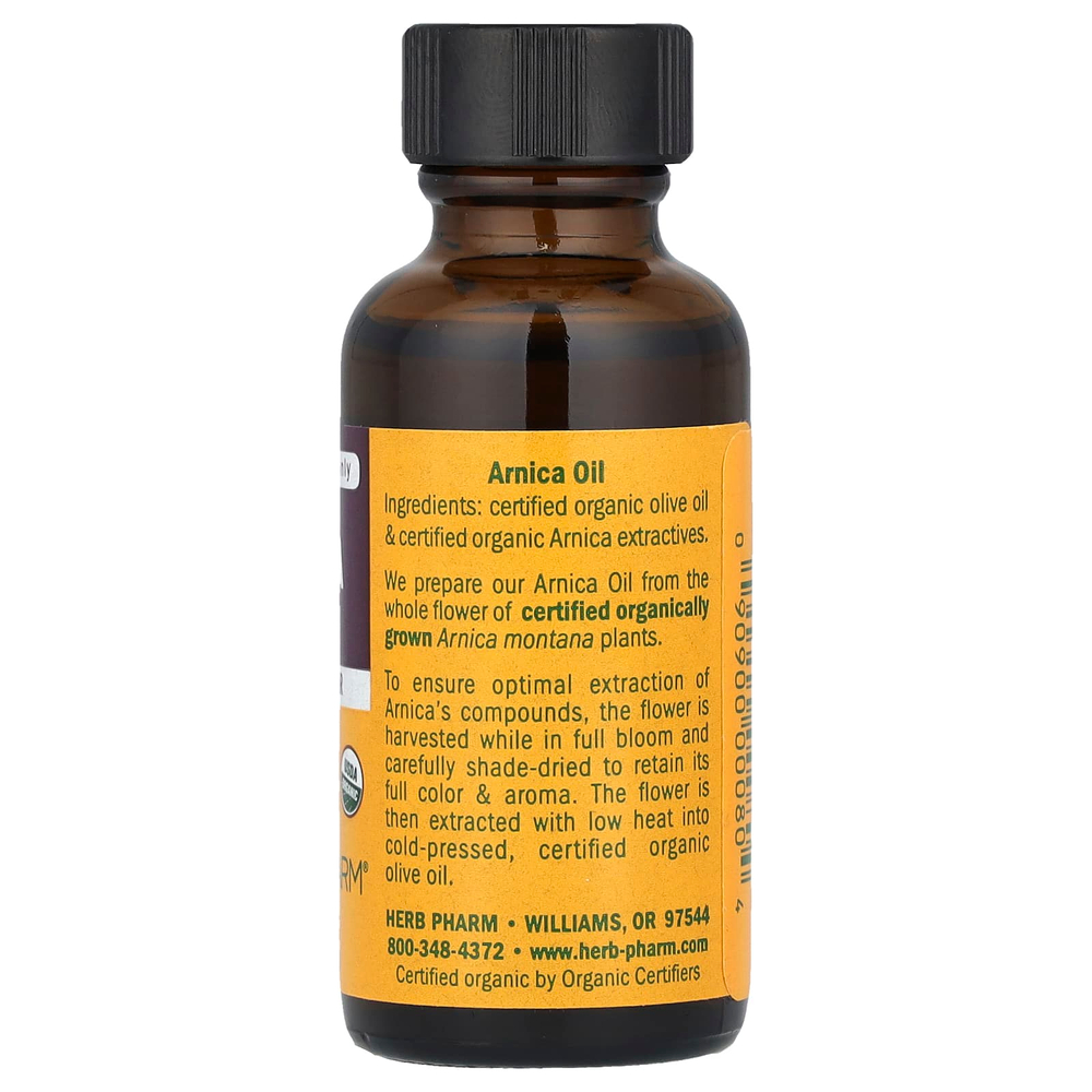 Herb Pharm, Масло арники, 1 жидкая унция (30 мл)