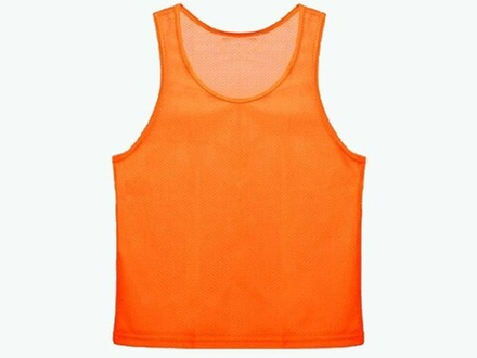 Манишка сетчатая. Цвет: оранжевый. Размер L.