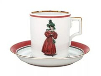 Чашка с блюдцем чайная в подарочной упаковке ф. Гербовая рис. Modes de Paris