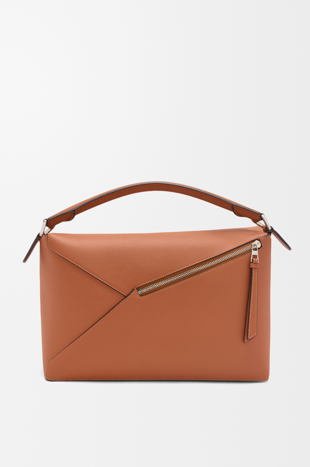 Loewe Большая сумка Puzzle Edge из классической телячьей кожи, коричневый