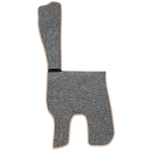 Ковры SCANIA 5 серии R (механика) (экокожа, бежевый, бежевый кант, синяя вышивка)