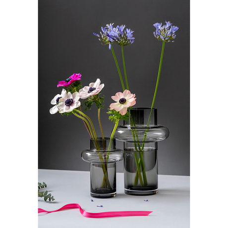 Ваза для цветов 20см Bergenson Bjorn Vayr серая