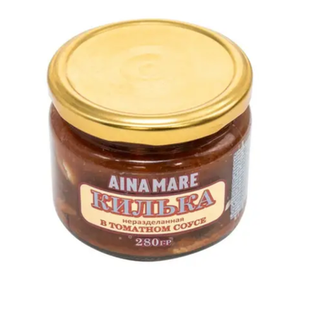 Килька в томатном соусе AINAMARE 280 гр