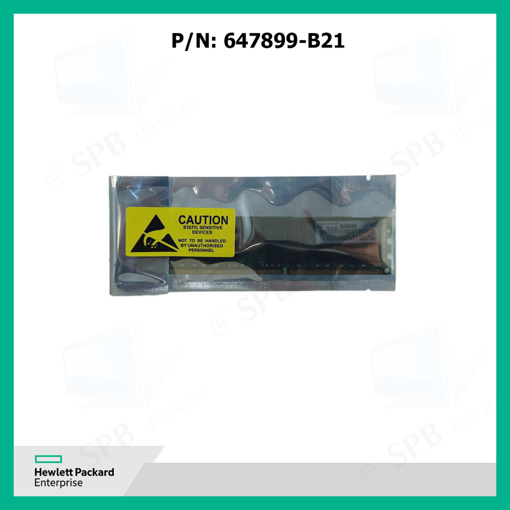 Модуль памяти HP 8GB RDIMM PC3-12800R 1Rx4 (647651-081) 647899-B21, 664691-001