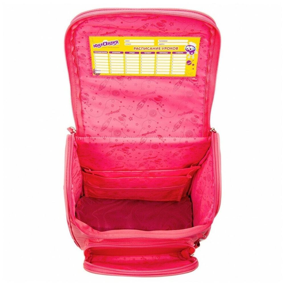 Ранец ЮНЛАНДИЯ WISE для начальной школы, "Bunny", 37х29х15 см, 229945