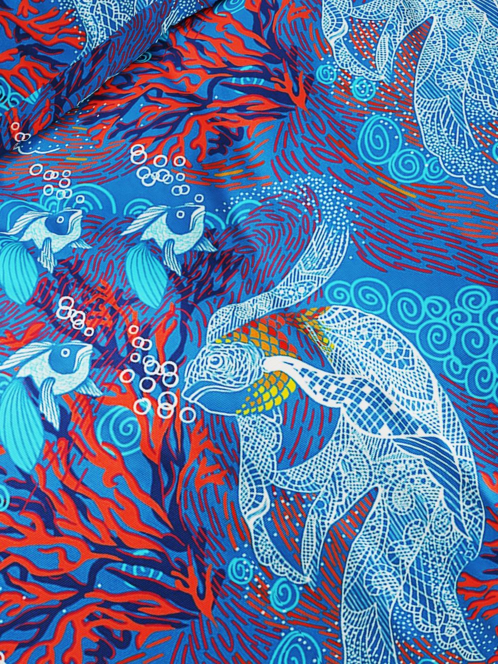 Наволочка комплект 2шт перкаль Сказка "Золотая рыбка" 70x70 см на молнии