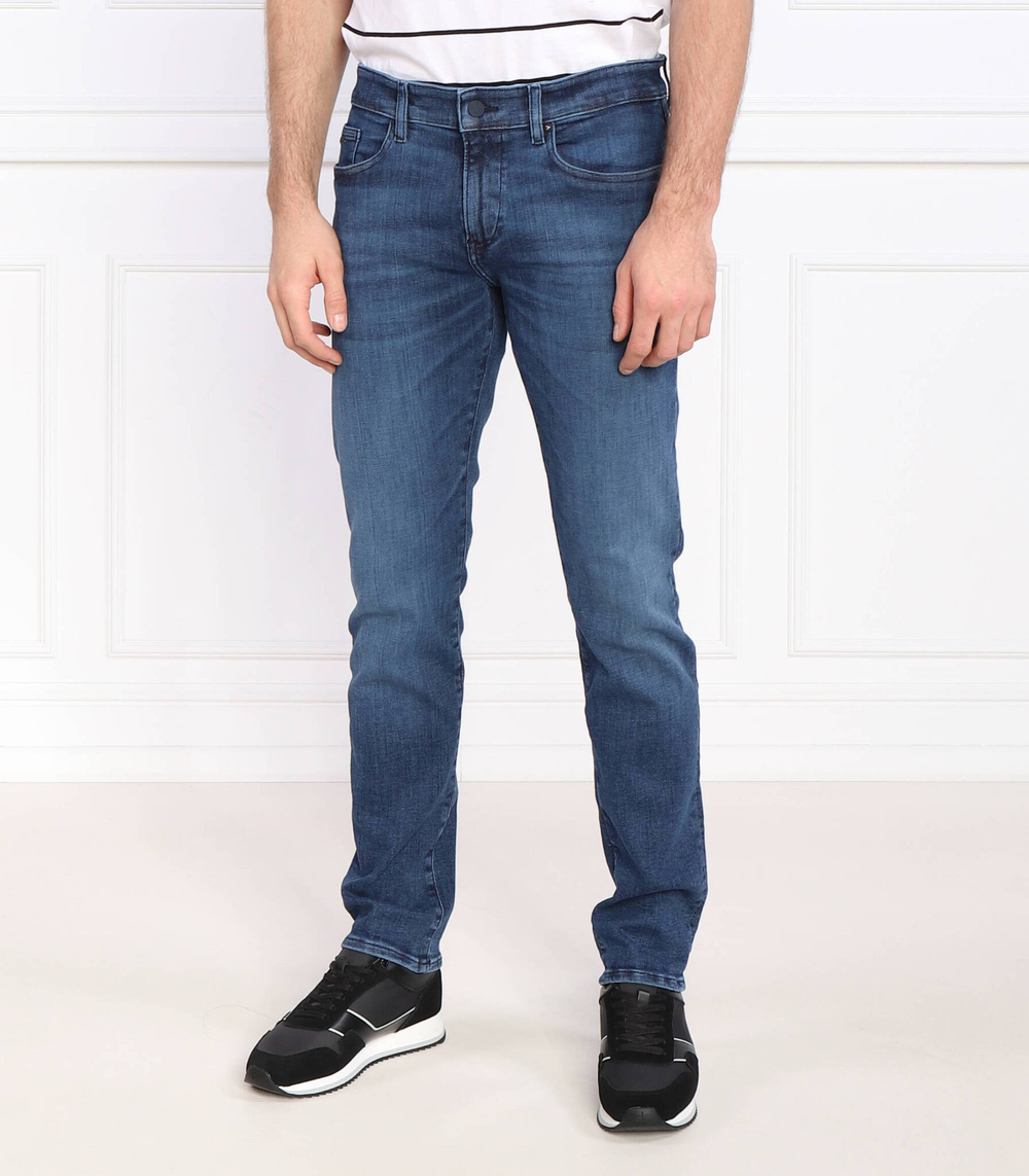 джинсы delaware3-1-200 BOSS BLACK - темно-синий(50490518)